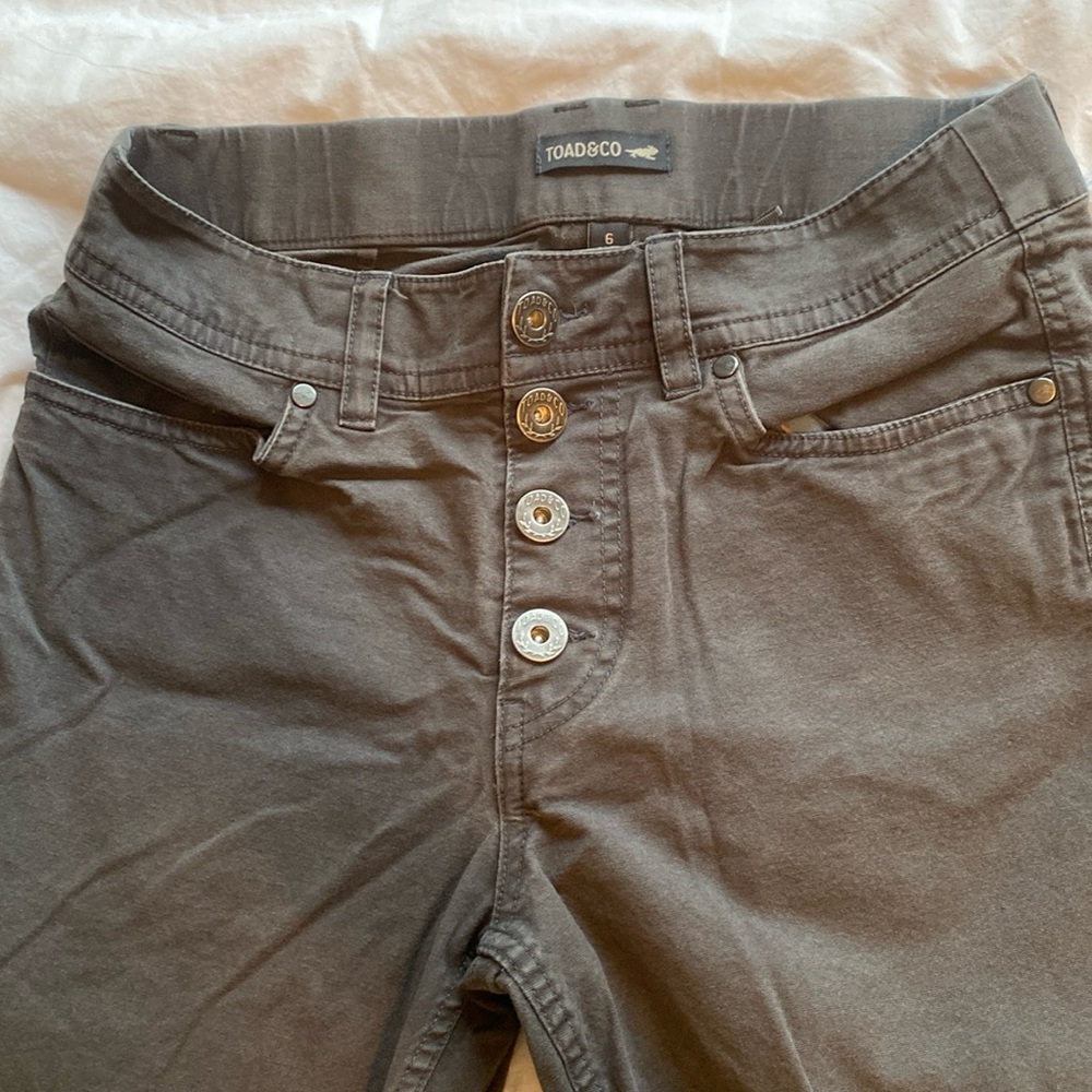 Size 6 Toad&Co cotton and tencel ankle pant